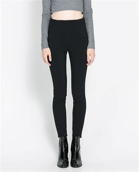 zara leggins|high waisted zara jeggings.